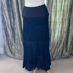 Patterned Maxi Skirt